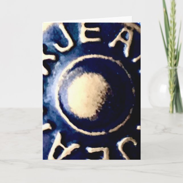 Jean's button kort (Framsida)