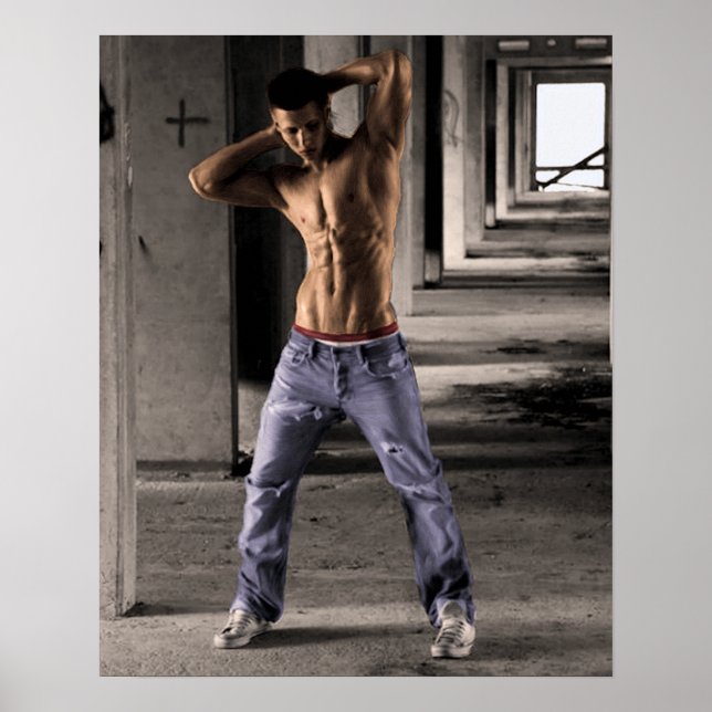 Jeans i Cavern Poster (Framsidan)