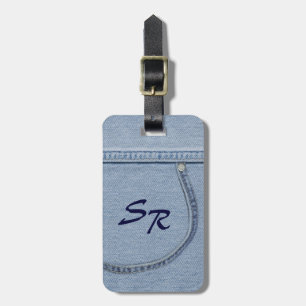 Jeans Märkre med Monogram Bagagebricka