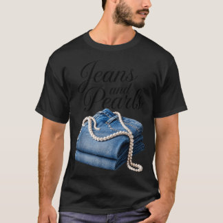 Jeans Och Pärlor Denim Södra Country Girls T Shirt