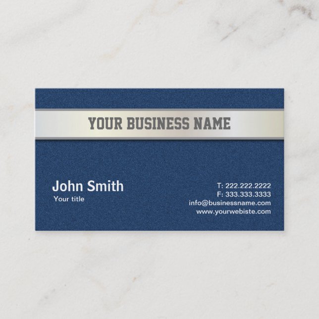 Jeans och silverbältevisitkort visitkort (Framsida)