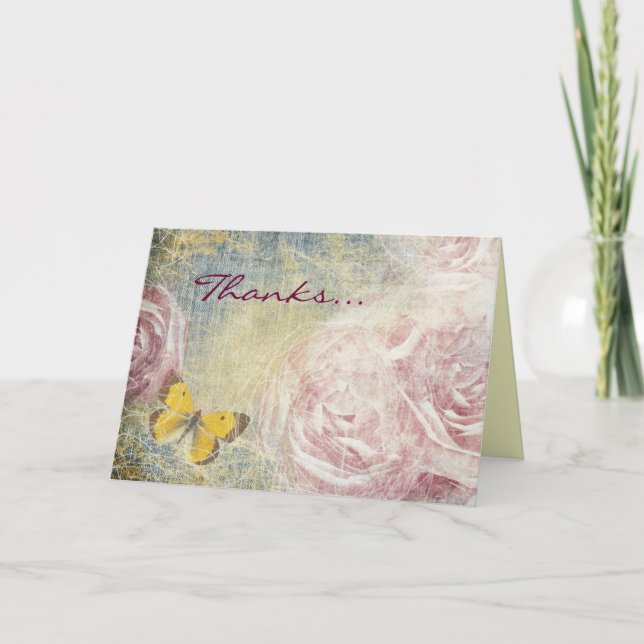 JEANS RO & BUTTERFLIES Tack vare ditt kort (Framsida)