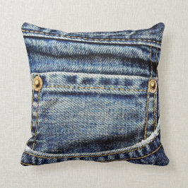 Jeans stoppa i fickan kudde