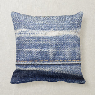 Jeans struktur bakgrund. kudde