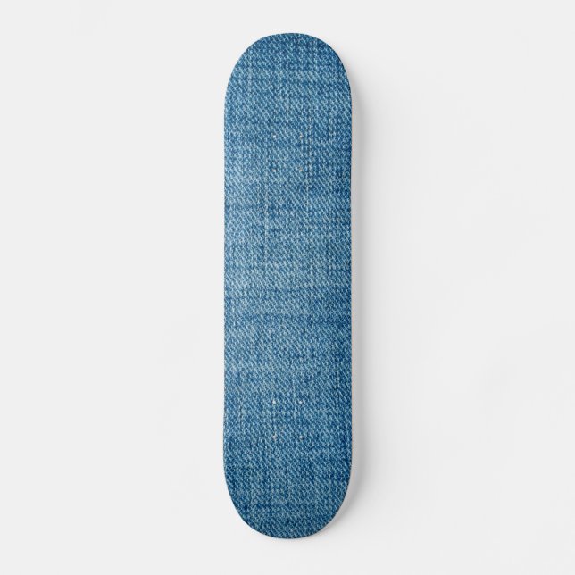 Jeans tyg struktur old school skateboard bräda 21,6 cm (Framsida)