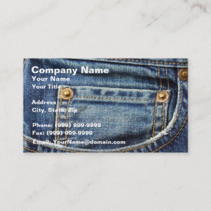 Jeans Visitkort