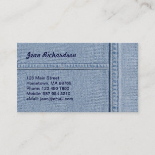 Jeans Visitkort