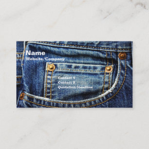 Jeans Visitkort