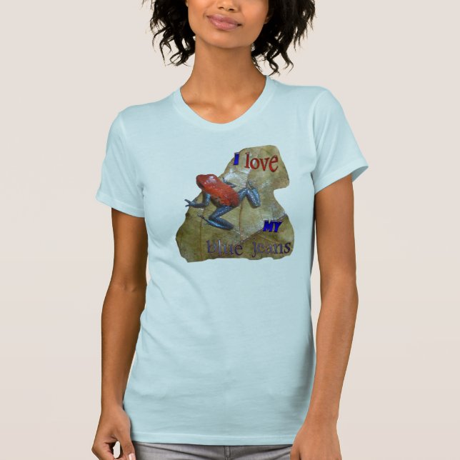 Jeansgrodakvinna App. T-tröja Tröja (Framsida)