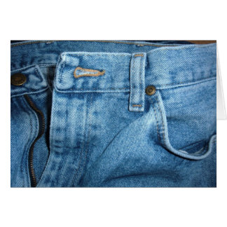 Jeanskort Hälsningskort