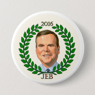 Jeb Bush 2016 för president Knapp