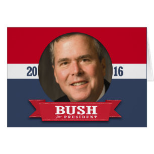 JEB BUSH 2016 HÄLSNINGSKORT