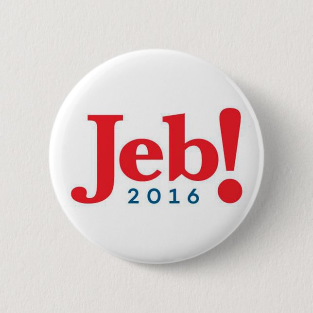 Jeb Bush 2016 knäppas Knapp (Framsida)