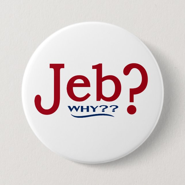 Jeb Bush 2016 parodi knäppas Knapp (Framsida)