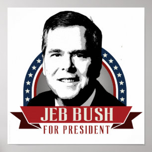 JEB BUSH 2016 SPANGLE - .PNG POSTER