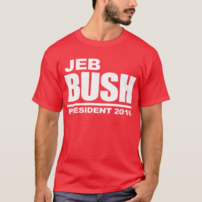 Jeb Bush 2016 T-shirt (Framsida)