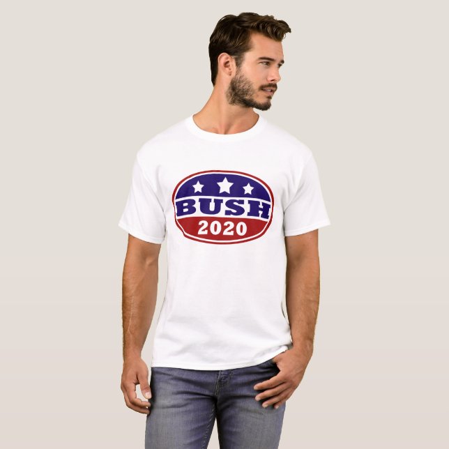 JEB BUSH FÖR PRESIDENT 2020 T SHIRT (Hel framsida)