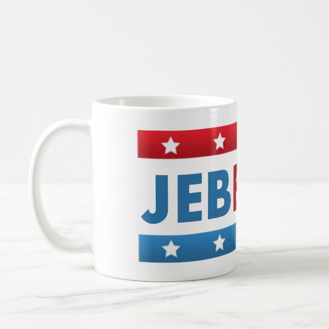 Jeb Bush för president Kaffemugg (Vänster)