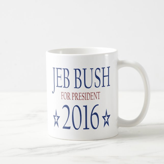 Jeb Bush för presidenten 2016 Kaffemugg (Höger)
