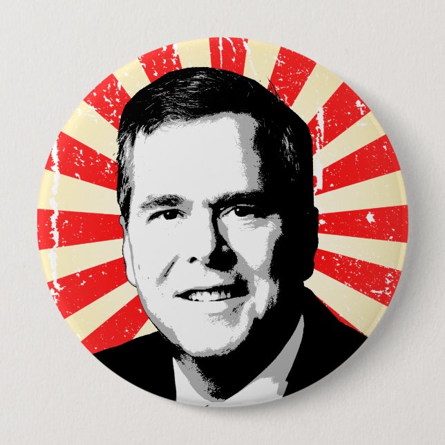 Jeb Bush porträtt Knapp (Framsida)