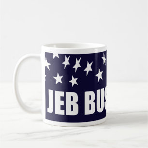 Jeb Bush President 2016 American Flagga Kaffemugg