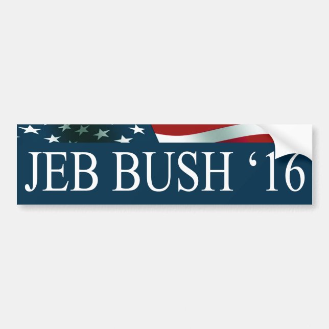 Jeb Bush president 2016 Bildekal (Framsidan)