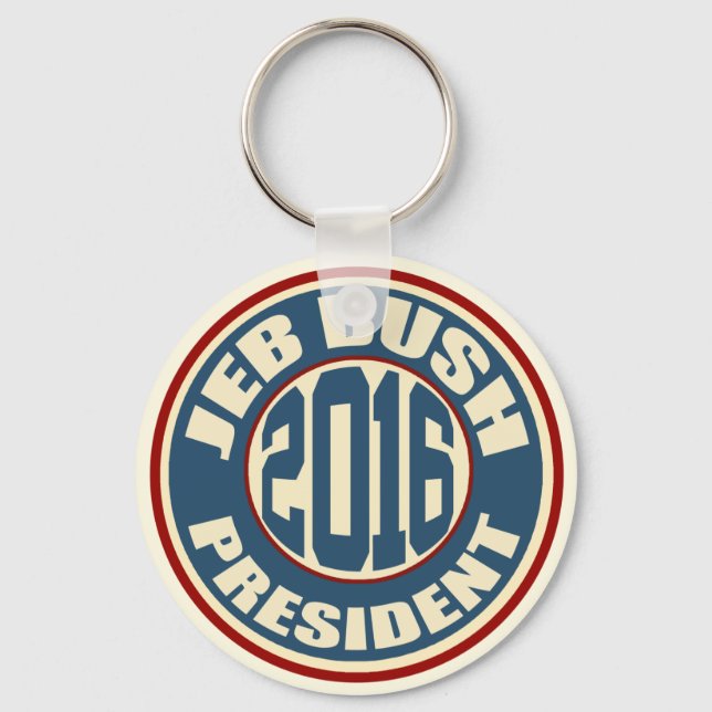 Jeb Bush president 2016 Nyckelring (Framsida)