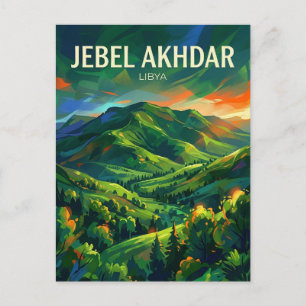 Jebel Akhdar, Gröna bergen Libyen Vykort