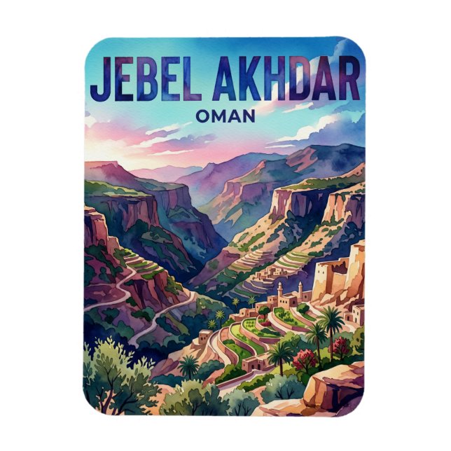 Jebel Akhdar Oman Magnet (Vertikal)