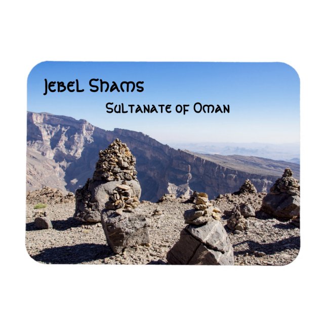Jebel Shams - Sultanate of Oman Magnet (Horisontell)