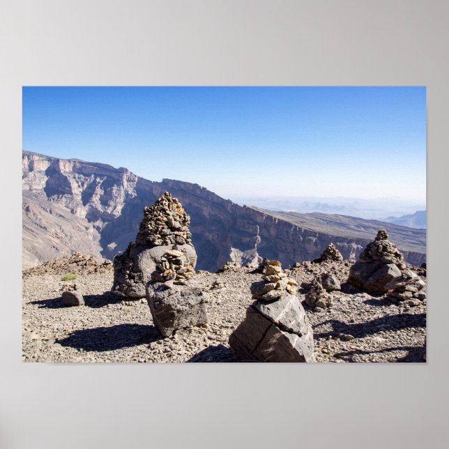 Jebel Shams - Sultanate of Oman Poster (Framsidan)