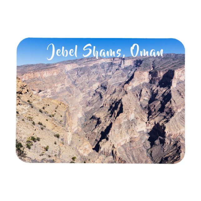 Jebel Shams - Sultanatet Oman Magnet (Horisontell)