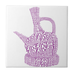 Jebena-/etiopierkaffe Kakelplatta