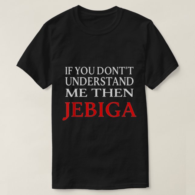 Jebiga Brate Jugoslavien Balkan Slang Funny Serbia T Shirt (Design framsida)
