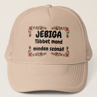 JEBIGA Többet mond minden szónál! drapp mici Keps