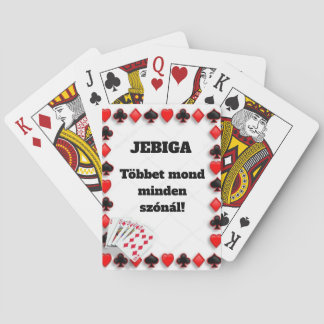 JEBIGA Többet mond minden szónál! kártyapakli Casinokort