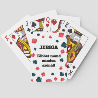 JEBIGA Többet mond minden szónál! kártyapakli Casinokort