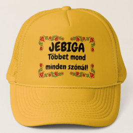 JEBIGA Többet mond minden szónál! sárga mici Keps