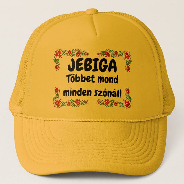 JEBIGA Többet mond minden szónál! sárga mici Keps (Framsida)