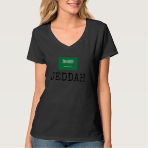 Jeddah Arabia Sudi Land City Saudis Resa Namn T Shirt