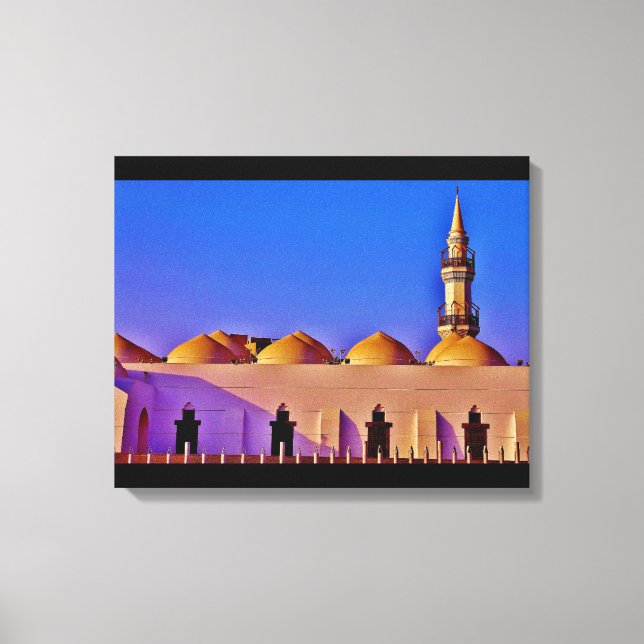 Jeddah Mosque Canvastryck (Framsida)