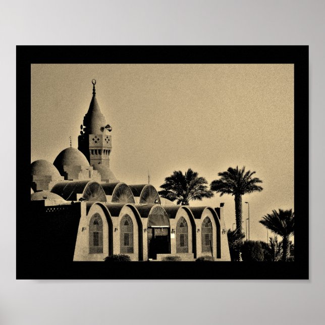 Jeddah Mosque Poster (Framsidan)