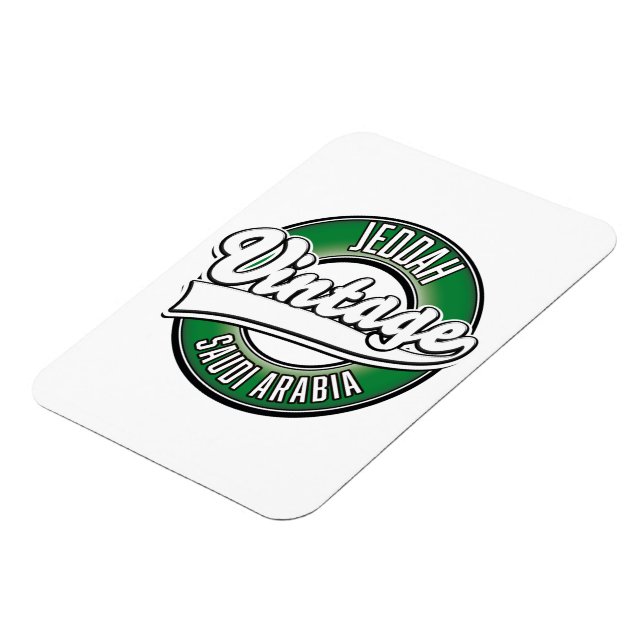 jeddah saudi arabia logotyp magnet (Vänstra Sidan)