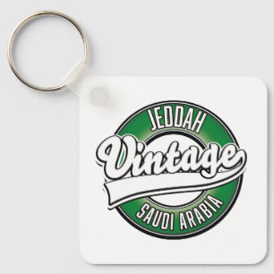 jeddah saudi arabia logotyp nyckelring