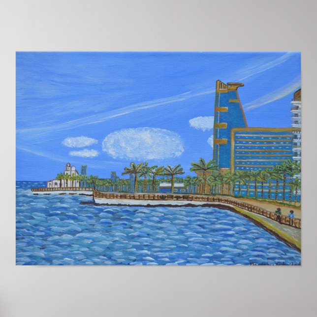 Jeddah saudi arabia poster (Framsidan)