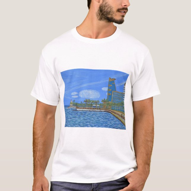 Jeddah saudi arabia t shirt (Framsida)
