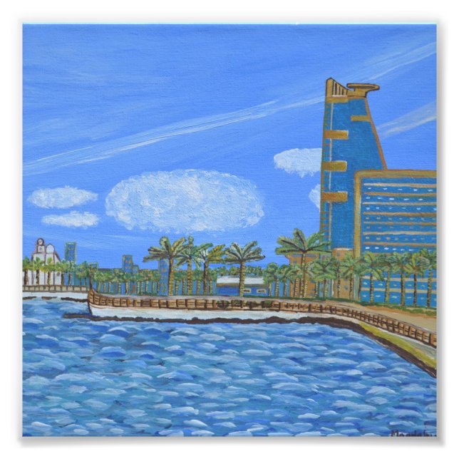 Jeddah, Saudiarabien Fototryck (Framsidan)