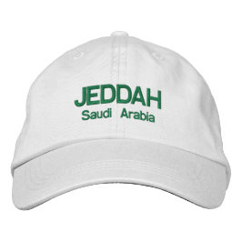 JEDDAH* Saudiarabiens Personlig Hat Broderad Keps