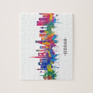 Jeddah Sudi Arabia Skyline Pussel