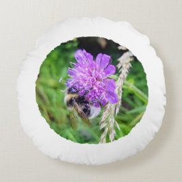Jede Blüte zählt – Rundes Dekokissen Rund Kudde